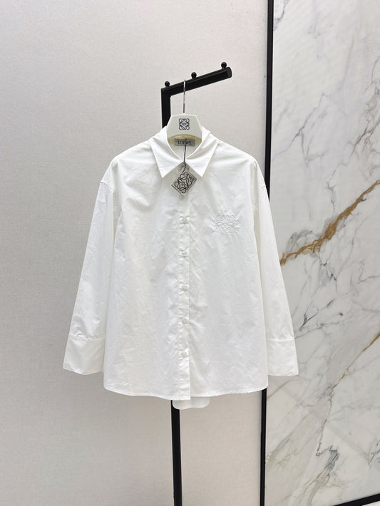 Loe 25ss embroidered shirt