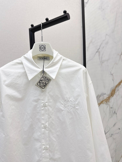 Loe 25ss embroidered shirt