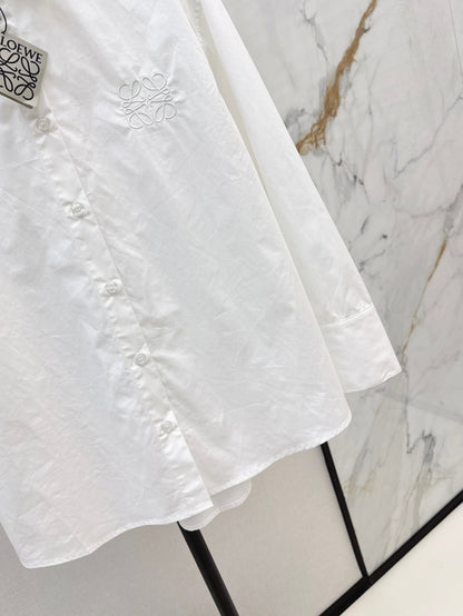 Loe 25ss embroidered shirt