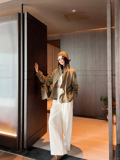 Loro 25fw drawstring jacket