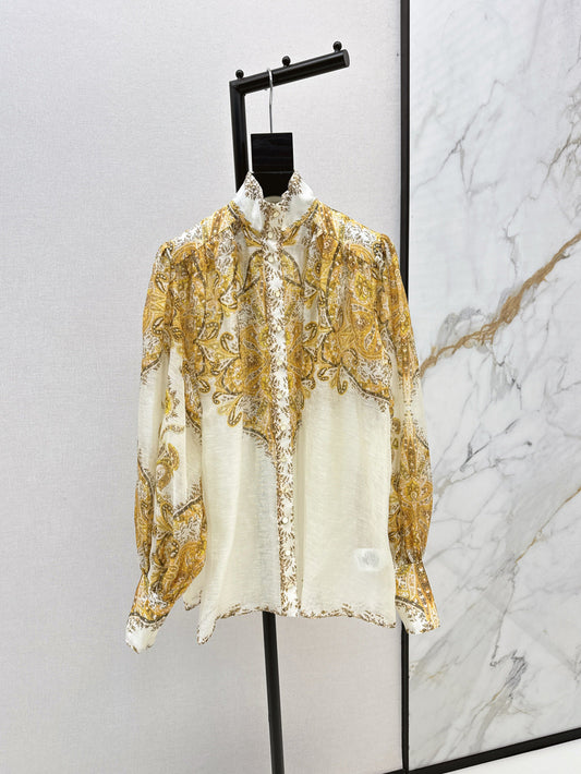Zimm 25ss linen shirt
