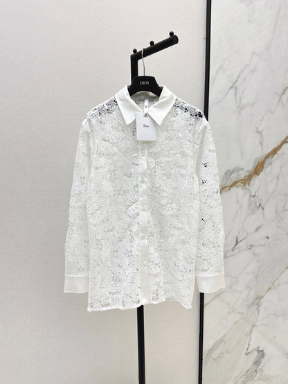 CD 25fw lace shirt