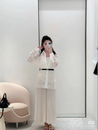 CD 25fw lace shirt