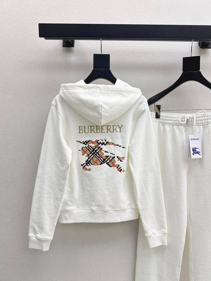 Bur 25fw embroidered tracksuit