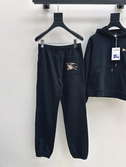 Bur 25fw embroidered tracksuit