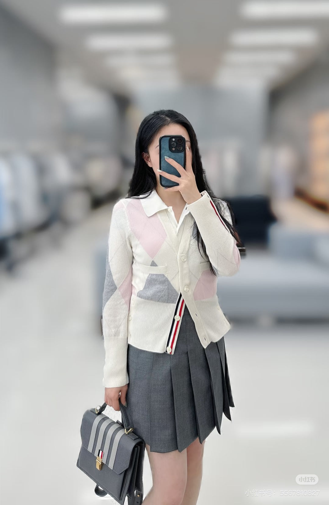Thom 25fw knitted cardigan