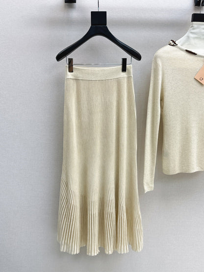 Miu 25fw knitted suit