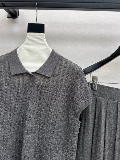 Loro 25fw knitted suit