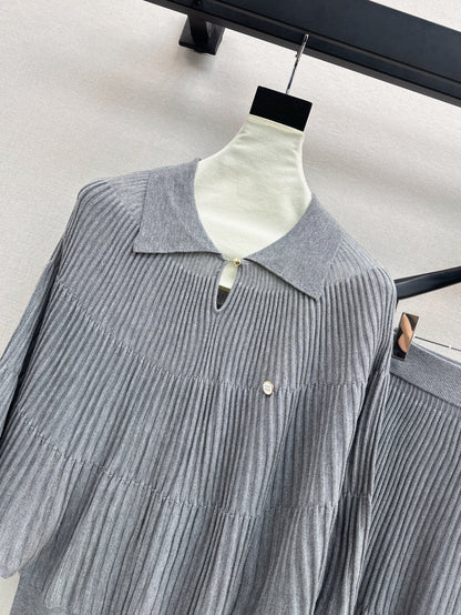 Miu 25fw knitted suit
