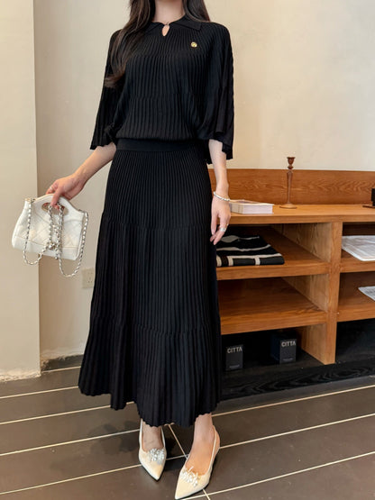 Miu 25fw knitted suit