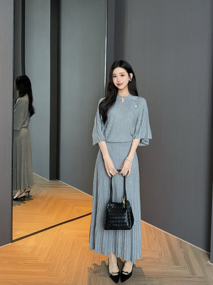 Miu 25fw knitted suit