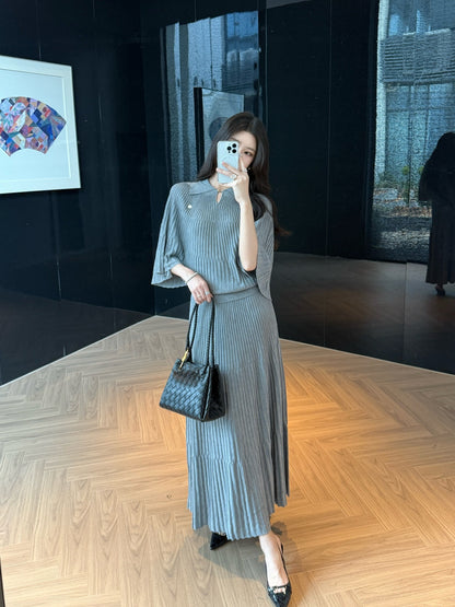 Miu 25fw knitted suit