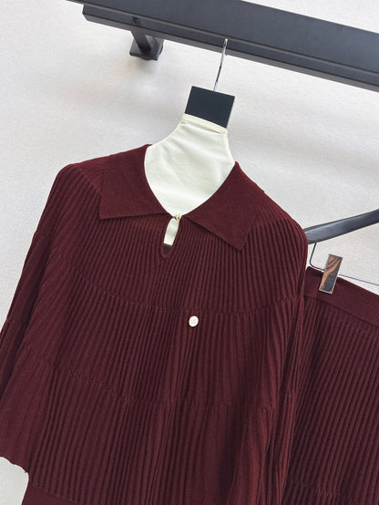 Miu 25fw knitted suit