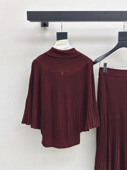 Miu 25fw knitted suit