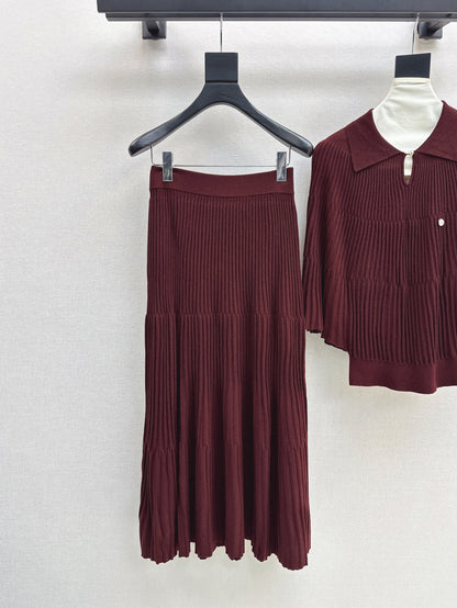 Miu 25fw knitted suit