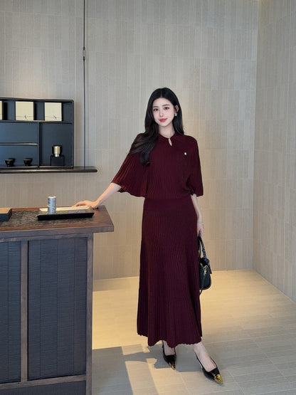 Miu 25fw knitted suit