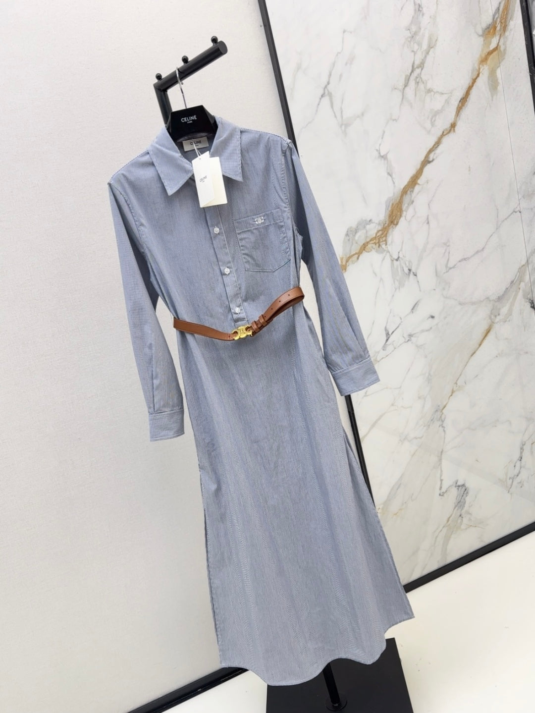 Celin 25fw shirt dress