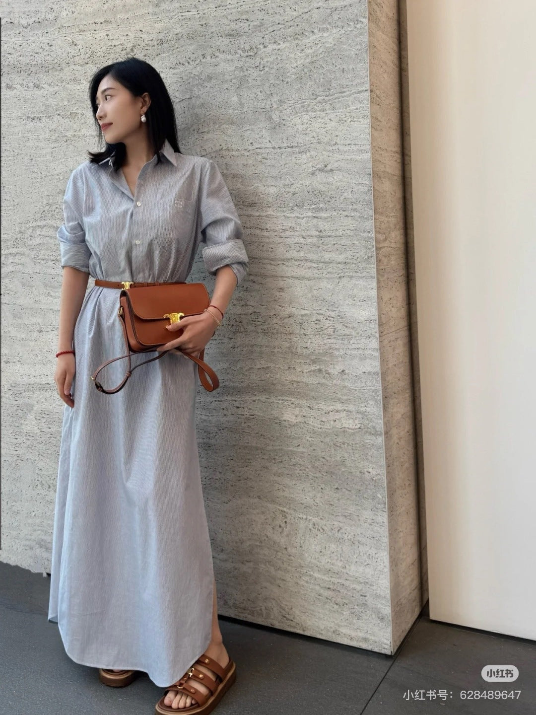 Celin 25fw shirt dress