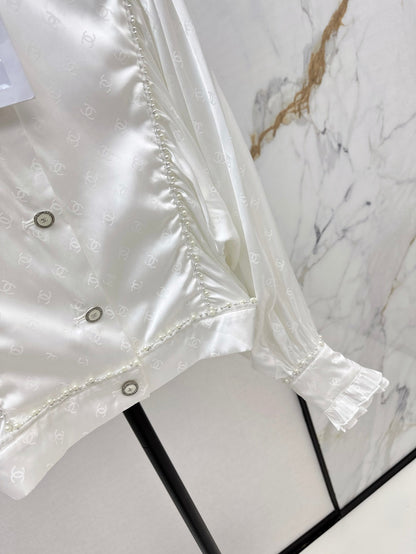 Chan 25fw jacquard shirt