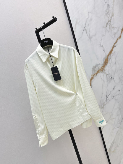 Fend 25fw pleated shirt