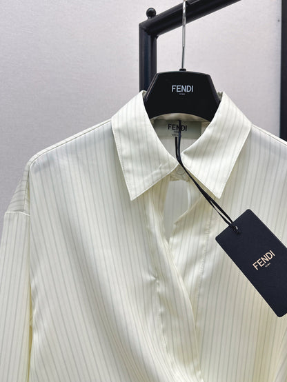 Fend 25fw pleated shirt