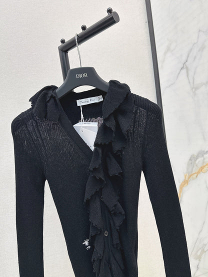 CD 25fw ruffle sweater