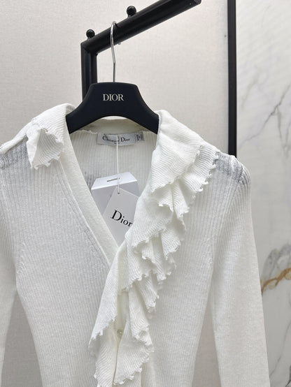 CD 25fw ruffle sweater