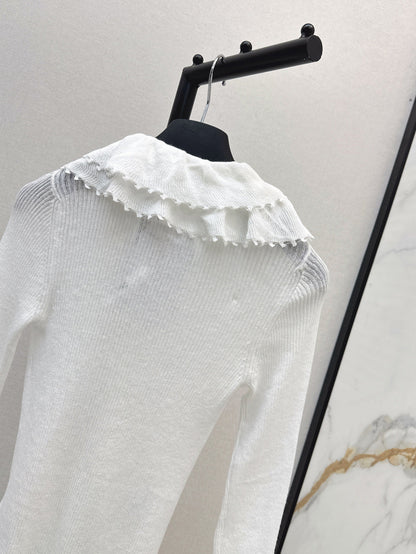 CD 25fw ruffle sweater