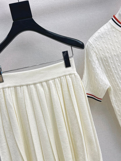 Miu 25fw knitted suit