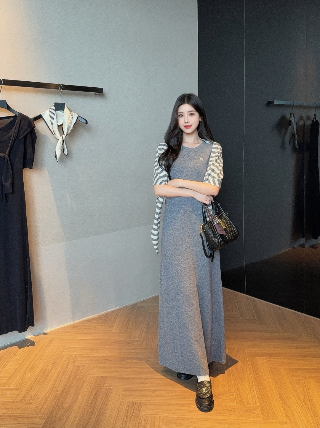 Max 25fw shawl dress