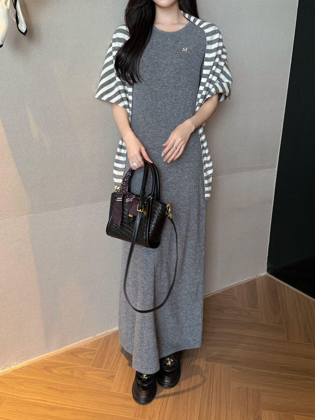 Max 25fw shawl dress