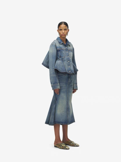 Mcq 25fw denim skirt