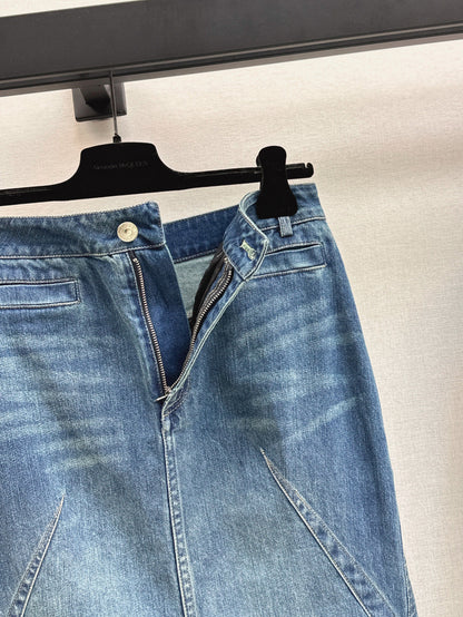 Mcq 25fw denim skirt