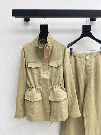 Loro 25fw linen suit