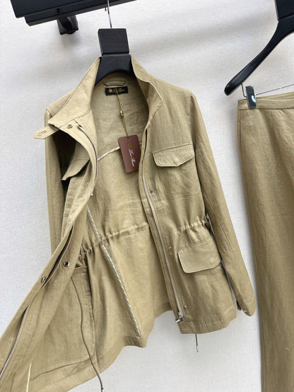 Loro 25fw linen suit