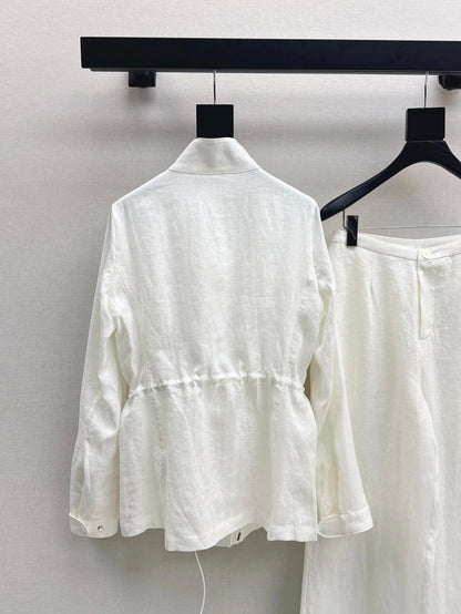 Loro 25fw linen suit
