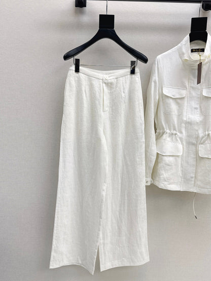 Loro 25fw linen suit