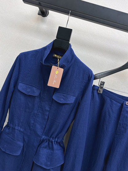 Loro 25fw linen suit