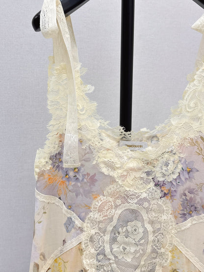 Zimm 25ss embroidered dress