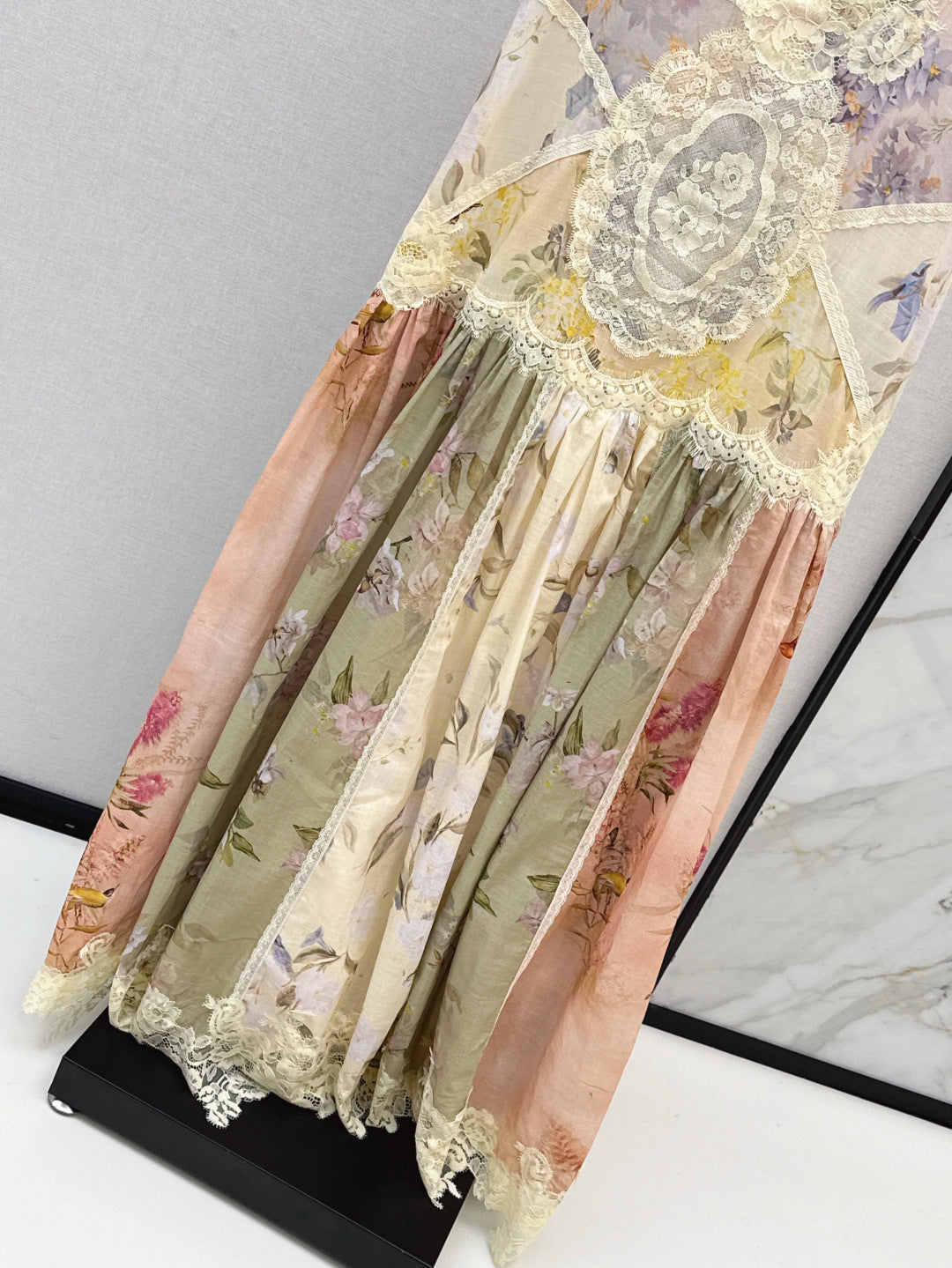 Zimm 25ss embroidered dress