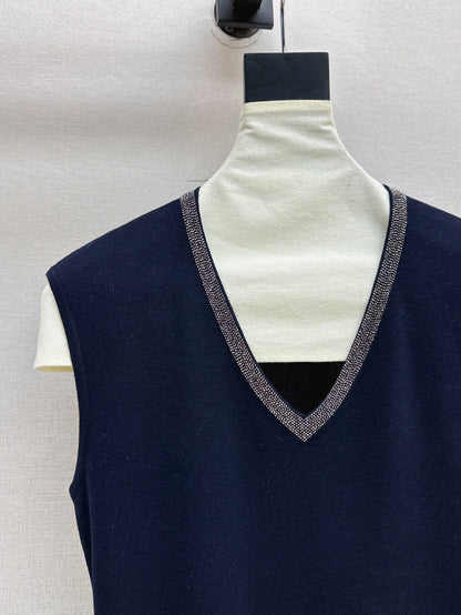 Brune 25fw v-neck vest