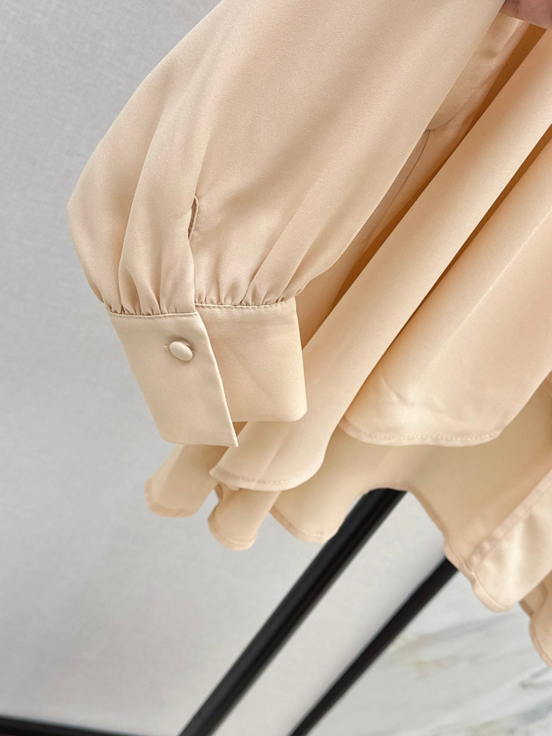 Chol 25ss pleated shirt