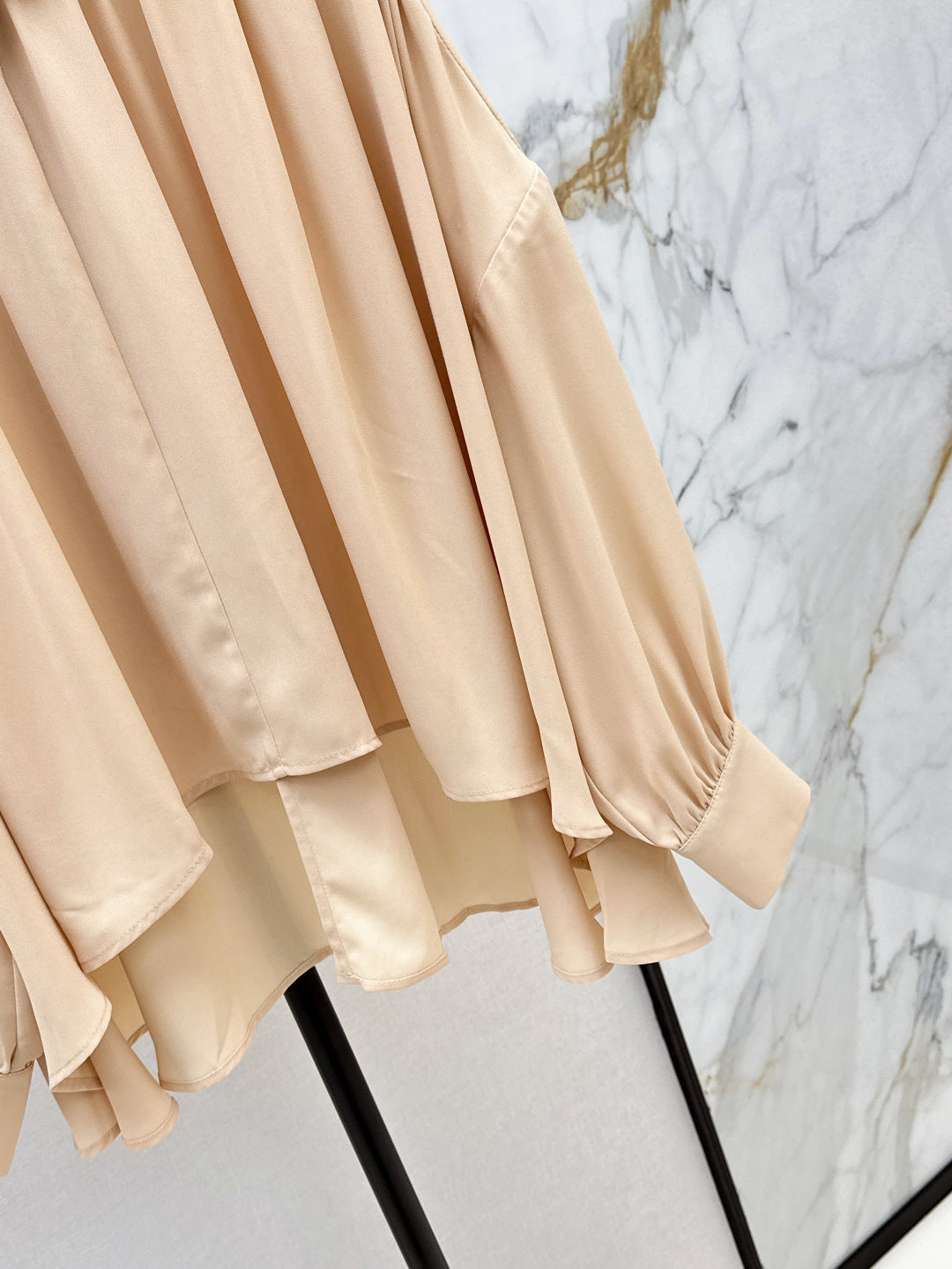 Chol 25ss pleated shirt