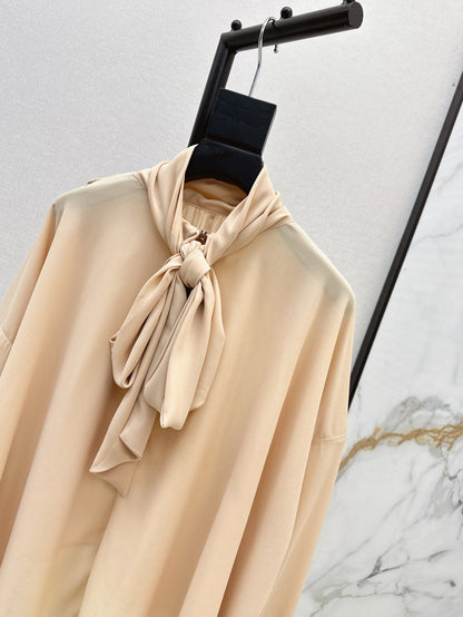 Chol 25ss pleated shirt