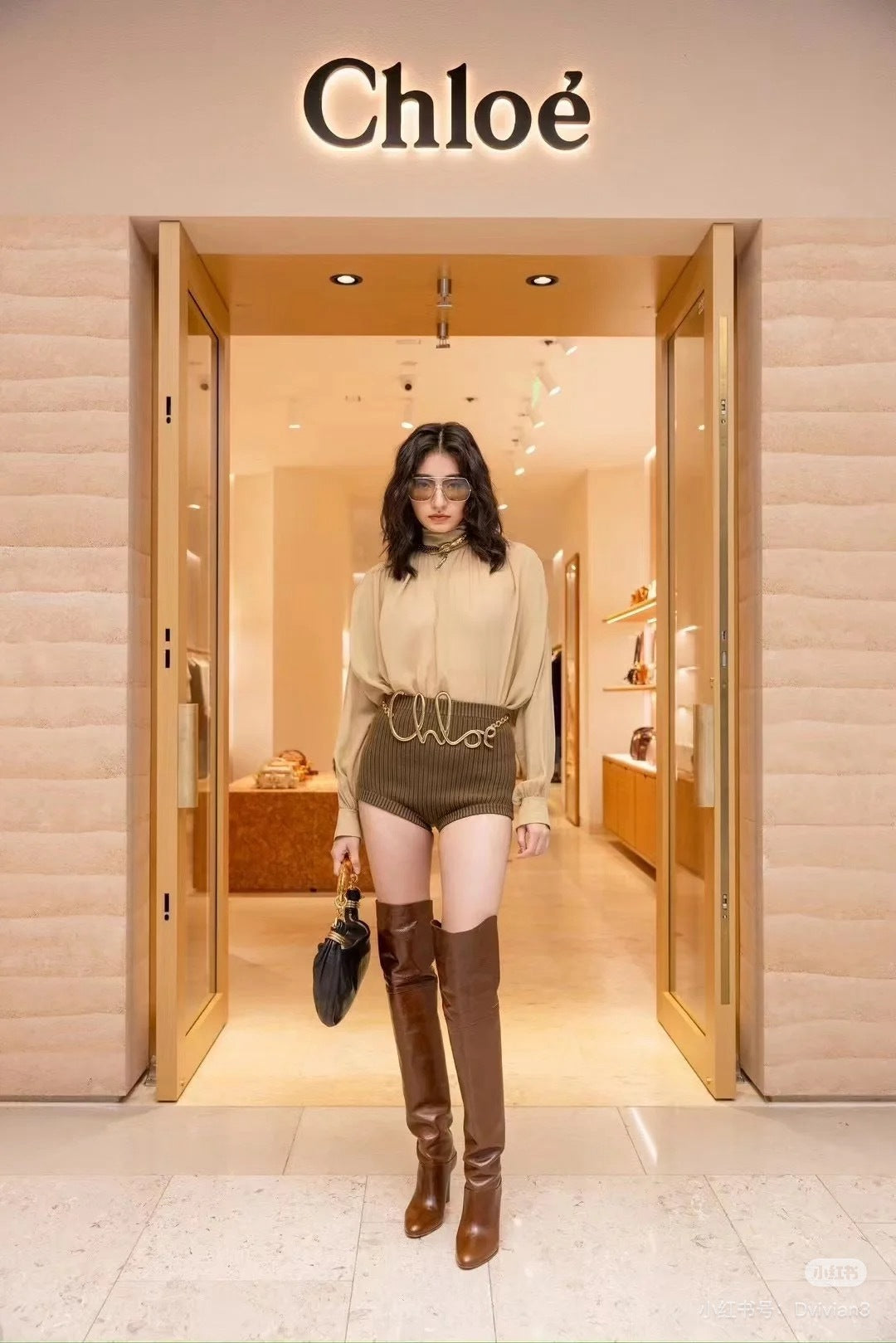 Chol 25ss pleated shirt
