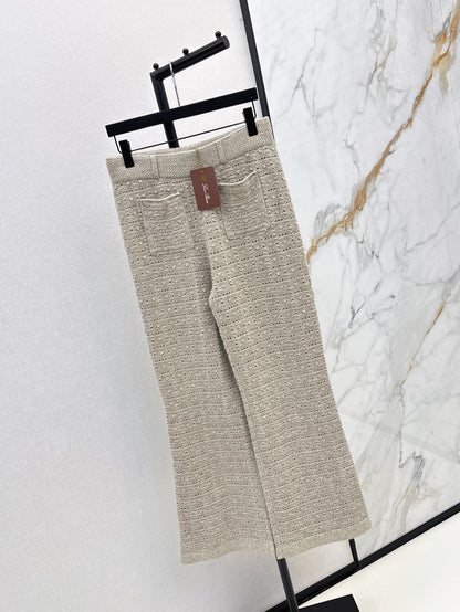 Loro 25fw knitted pants
