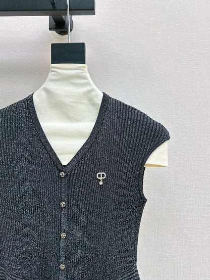 CD 25fw knitted vest