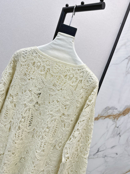 Brune 25fw cashmere hollow sweater