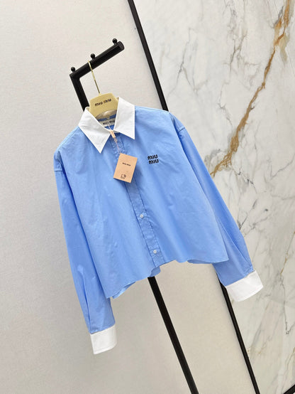 Miu 25fw crop shirt