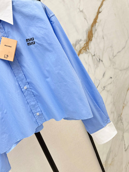 Miu 25fw crop shirt